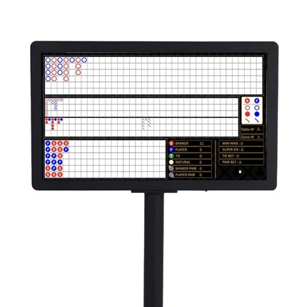 Monitor LCD Ochr Ddwbl Casino 23.8